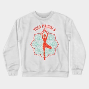 The Tree yoga pose Crewneck Sweatshirt